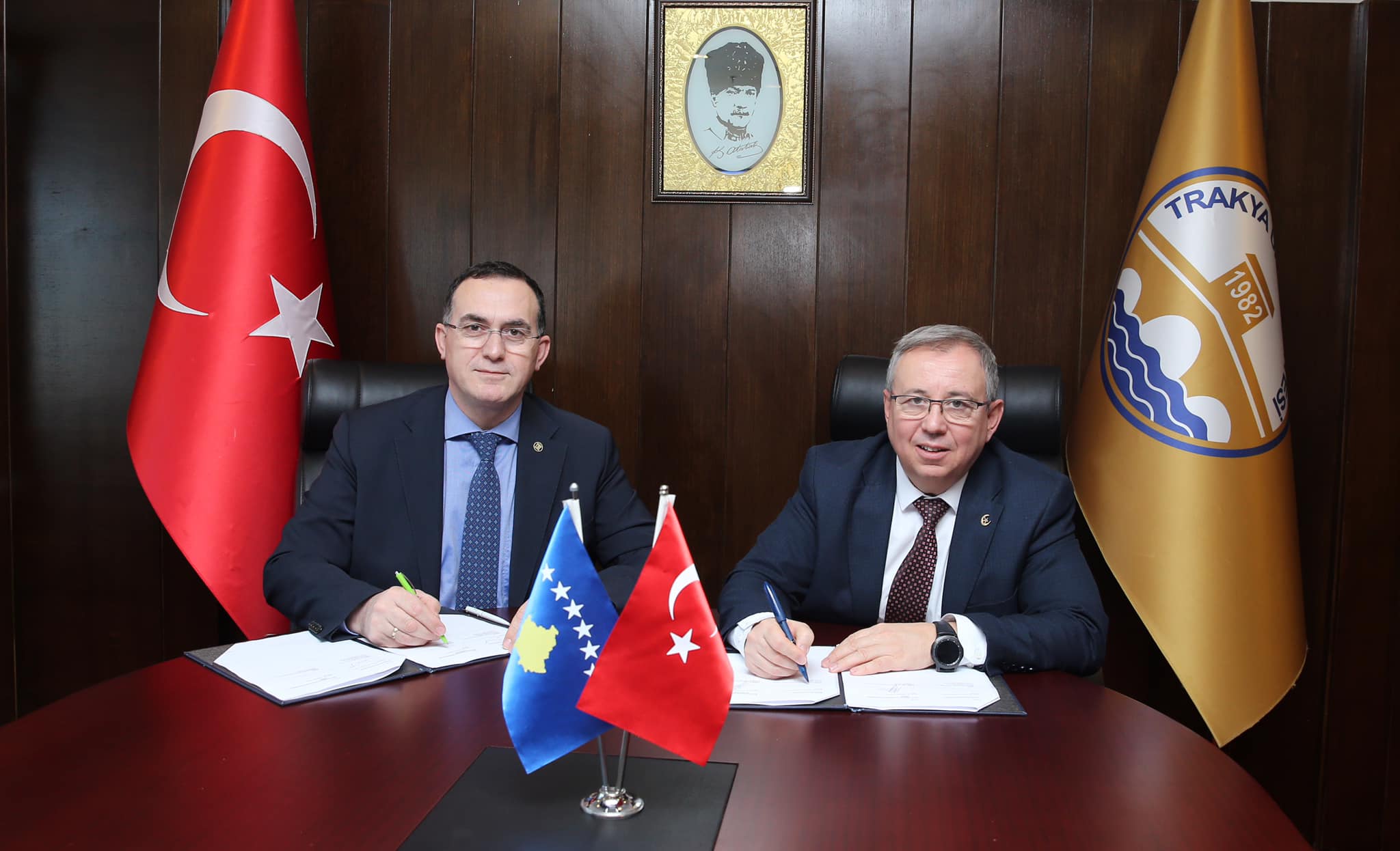 UBT nënshkruan marrëveshje bashkëpunimi me Trakya Üniversitesi në Turqi