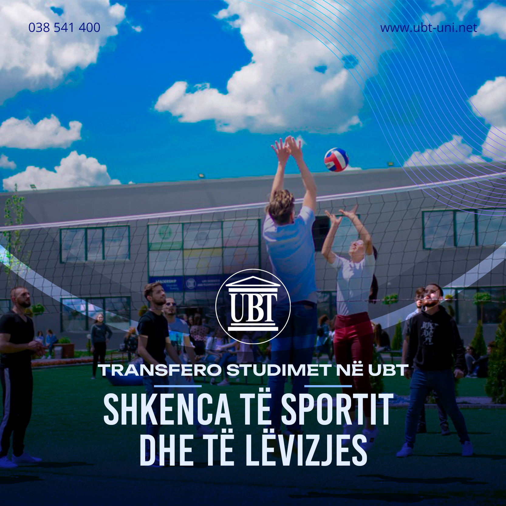 Transfero studimet në programin Shkenca të Sportit dhe të Lëvizjes në UBT
