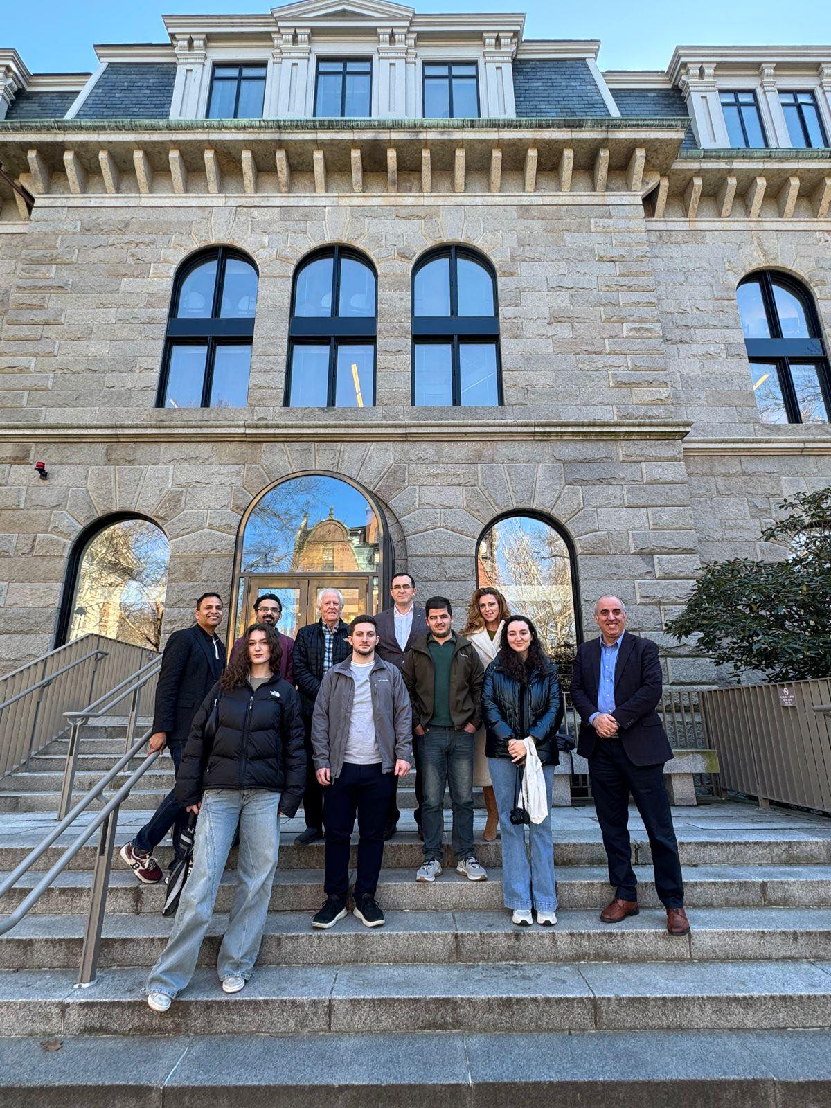 Rector Hajrizi meets with students at Harvard University, delivers a lecture on leadership in developing countries