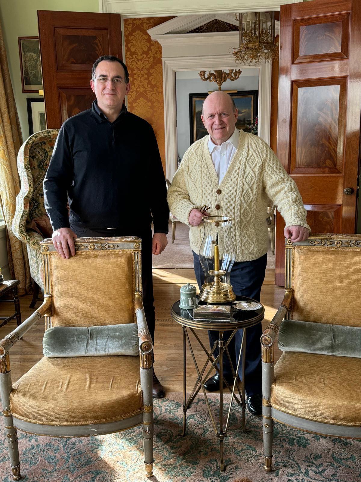 Rektori Hajrizi takon veprimtarin e shquar Christopher Hyland në New York