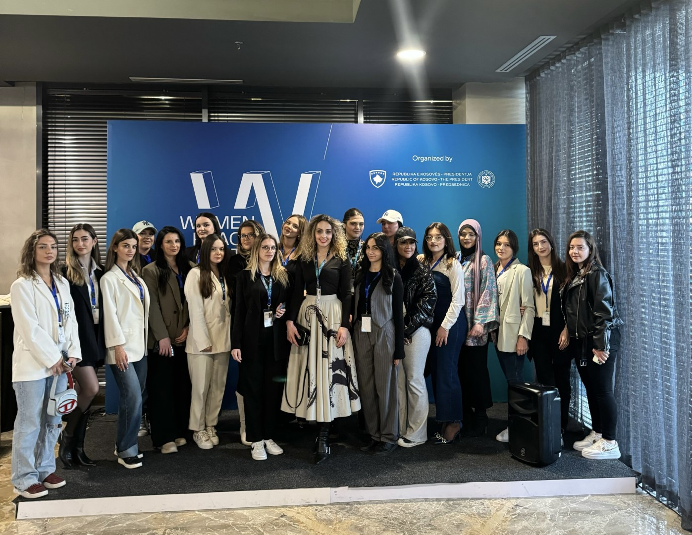 Studentët e UBT-së pjesëmarrës në Forumin Ndërkombëtar për Gratë, Paqen dhe Sigurinë nën organizimin e Presidencës së Kosovës