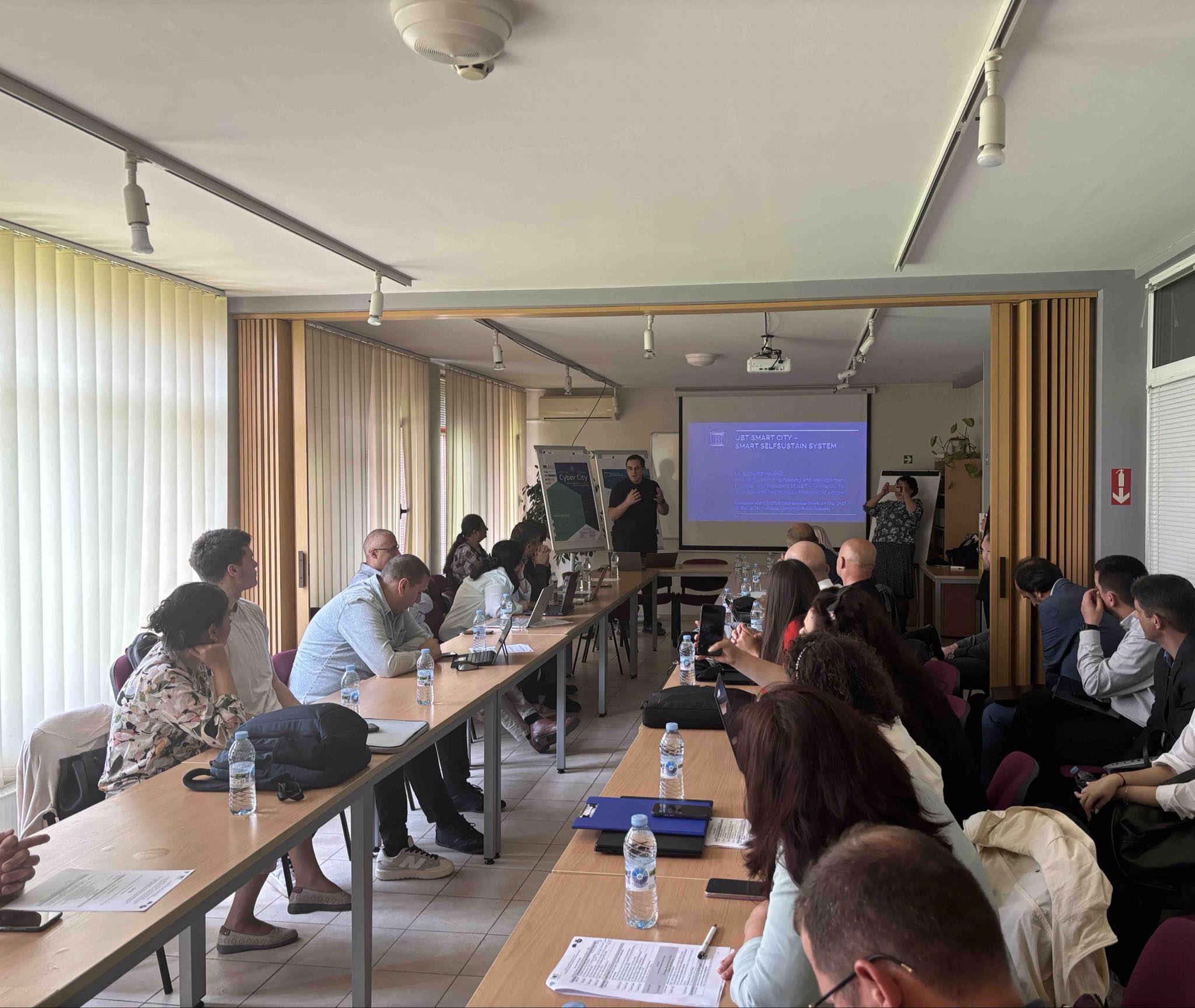 Rector Hajrizi and the UBT team are participating in the International Week of Erasmus+ and CEEPUS