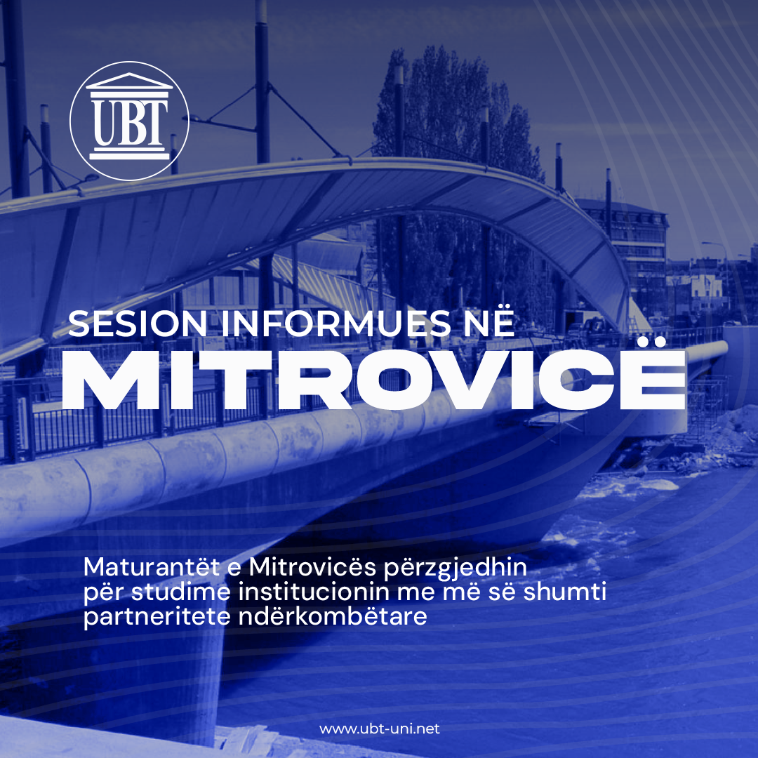 Qendra e Karrierës në UBT zhvillon sesione informuese në Shkollat e Mesme të Mitrovicës