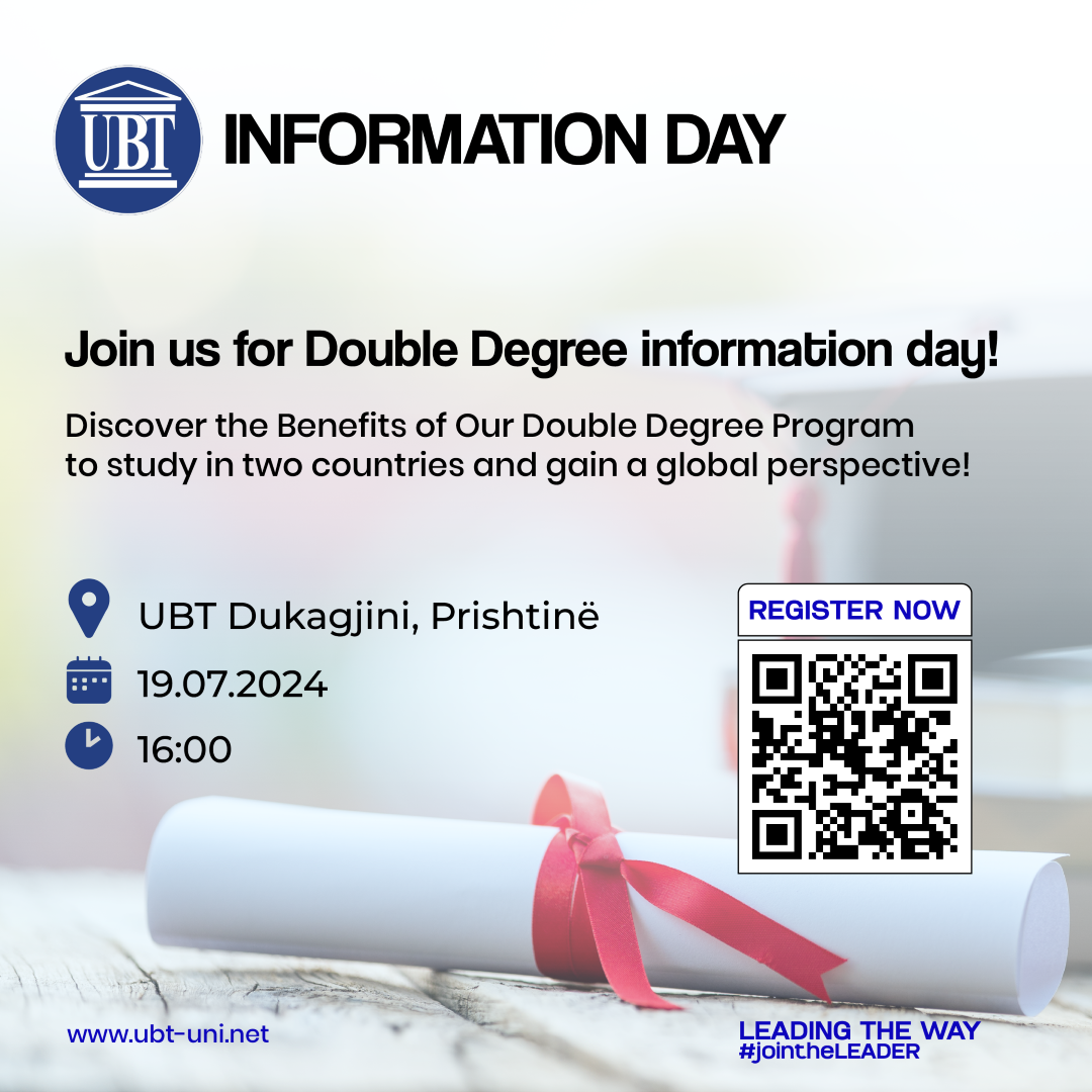 Bashkohuni me ne në sesionin informues për Double Degree