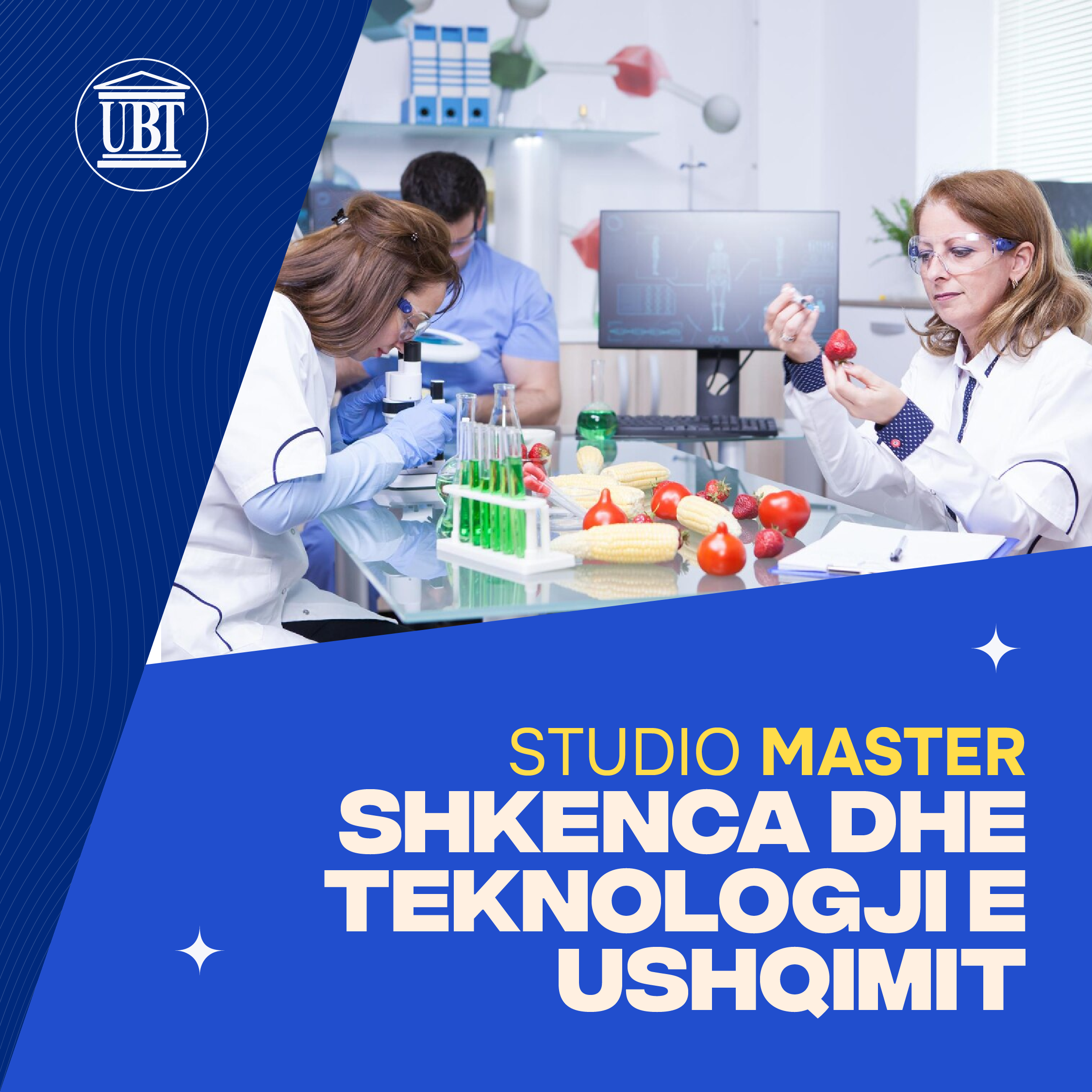 Studio Master Shkenca dhe Teknologjia e Ushqimit në UBT