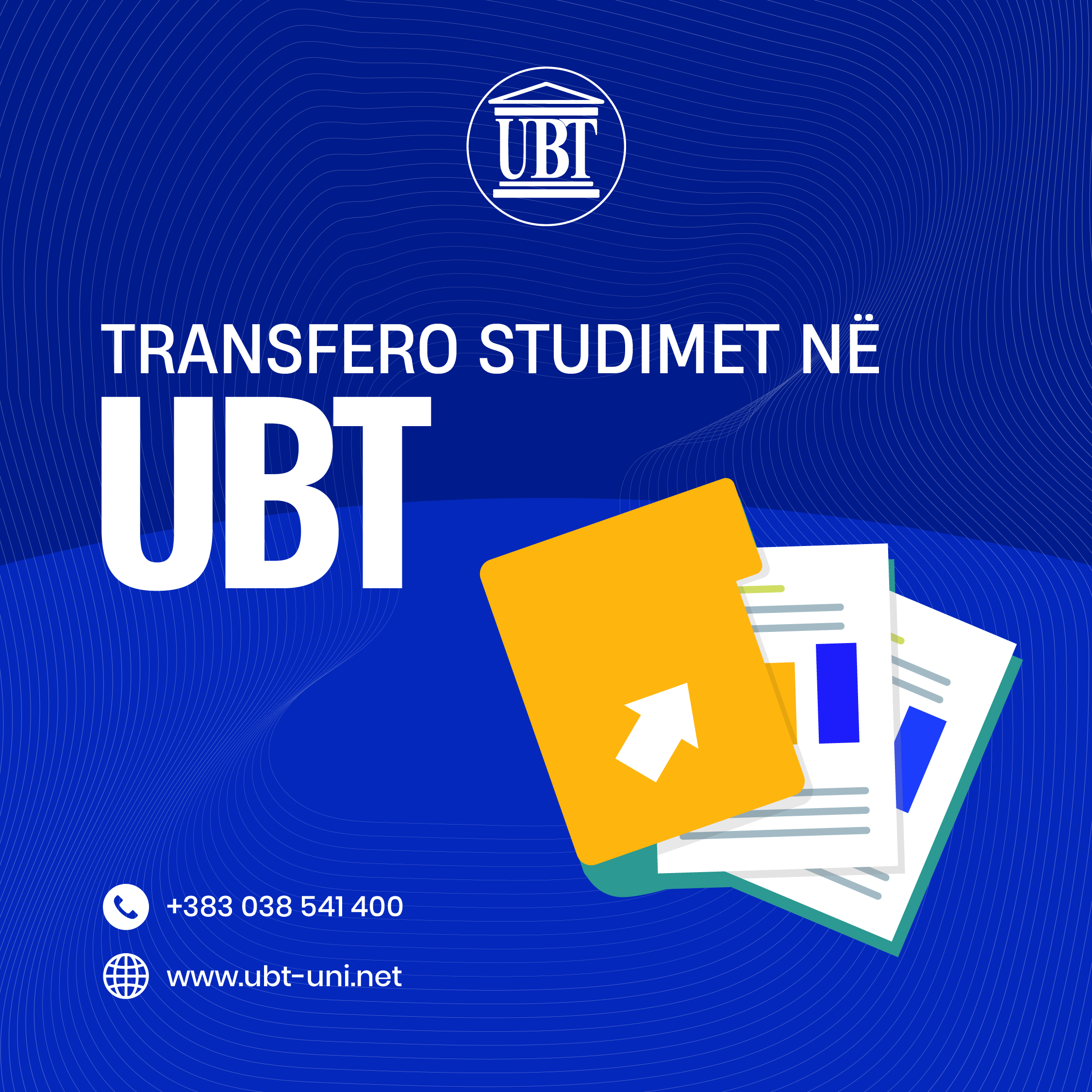 Bashkohu me liderin – Transfero studimet në UBT!