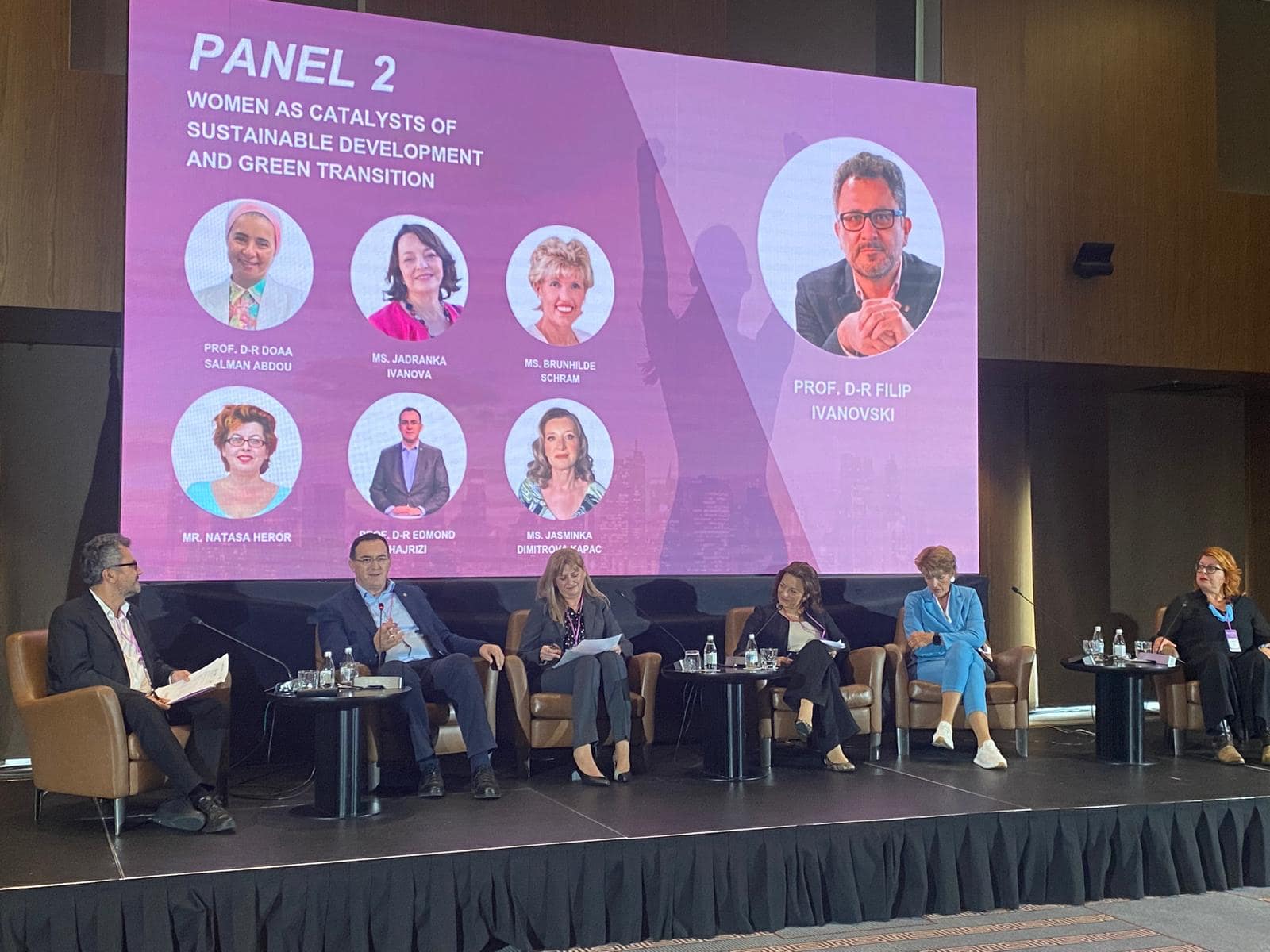 Rektori Hajrizi mori pjesë në Forumin “Women Economic & G100 Meeting – Balkans 2024” në Shkup