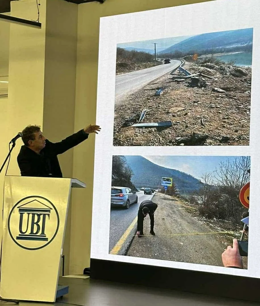 Eksperti i komunikacionit Nol Dedaj ndau këshilla për raportimin e aksidenteve në trafik me studentët e Fakultetit Media dhe Komunikim