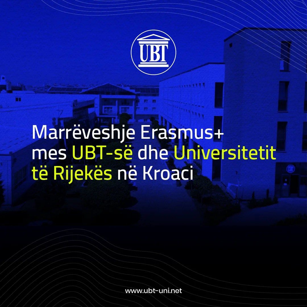 Marrëveshje Erasmus+ mes UBT-së dhe Universitetit të Rijekës në Kroaci
