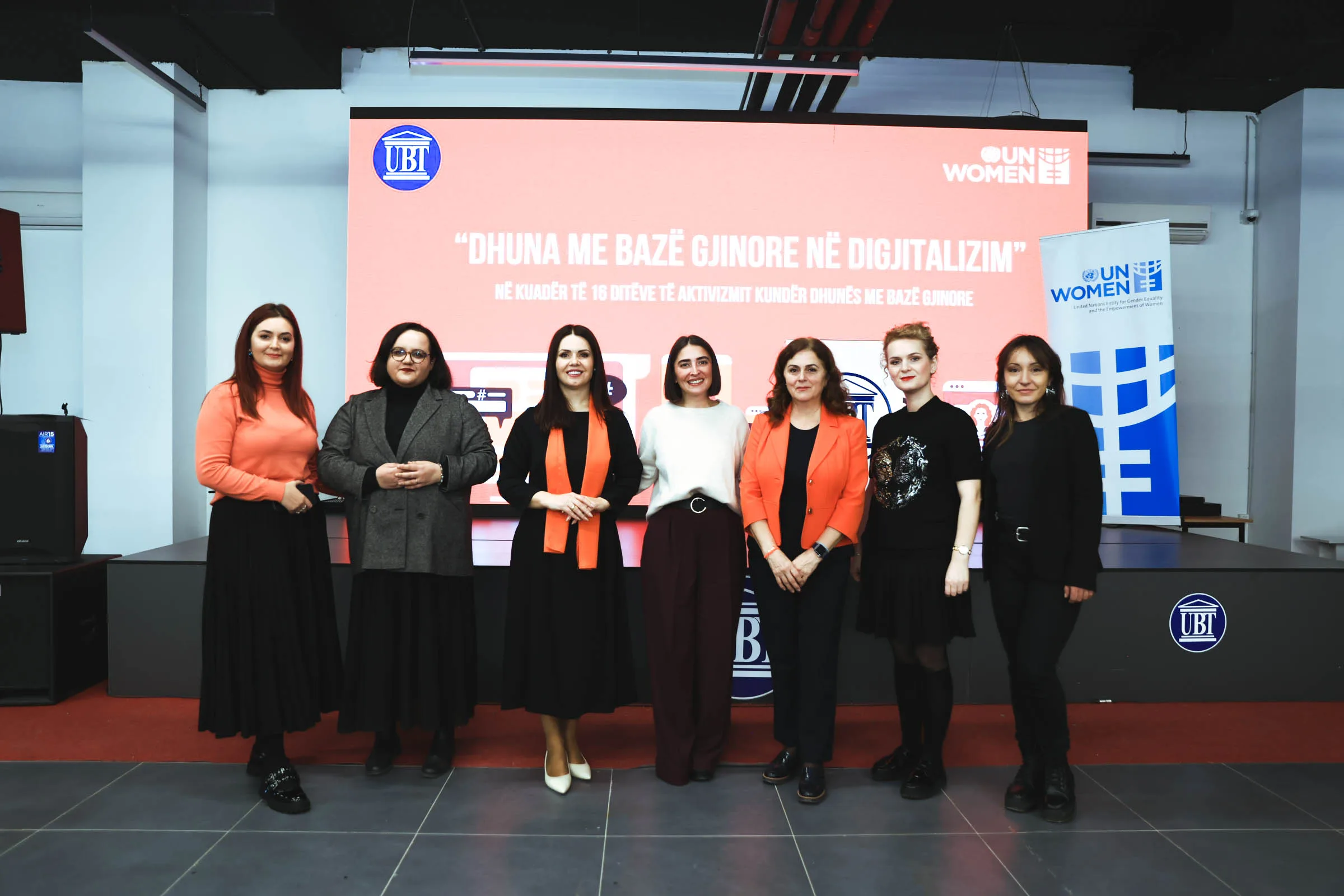 UBT dhe UN Women bashkë për “Luftimin e dhunës me bazë gjinore në epokën e digjitalizimit” në kuadër të 16 Ditëve të Aktivizmit