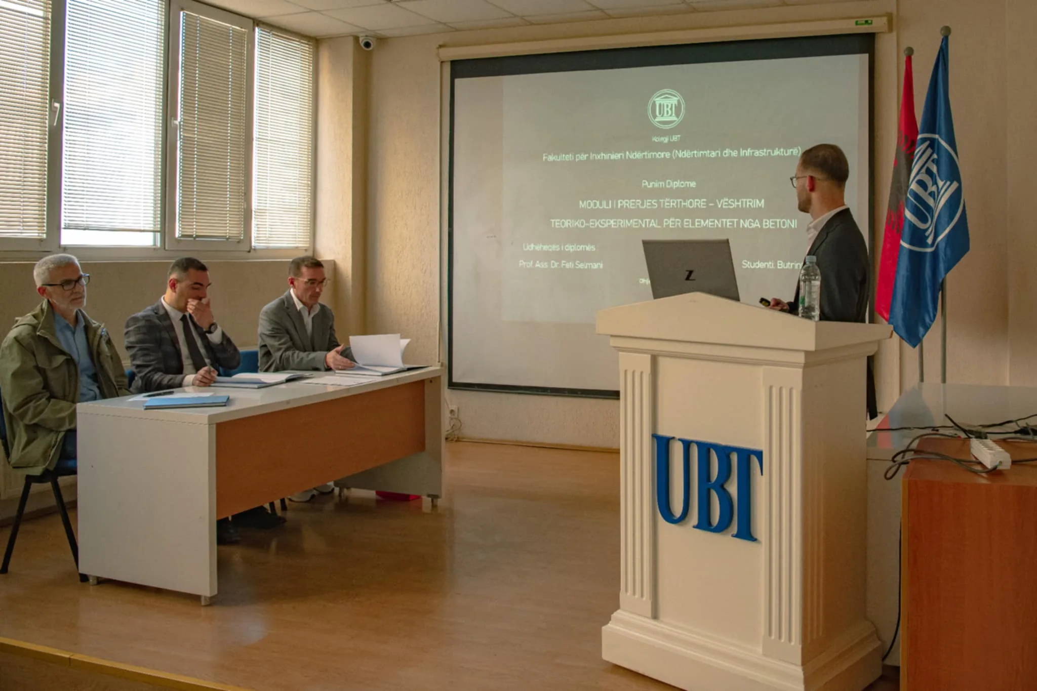 Historia e suksesit të studenti Butrint Kryeziu: Arritje të rëndësishme në Fushën e Inxhinierisë Ndërtimore
