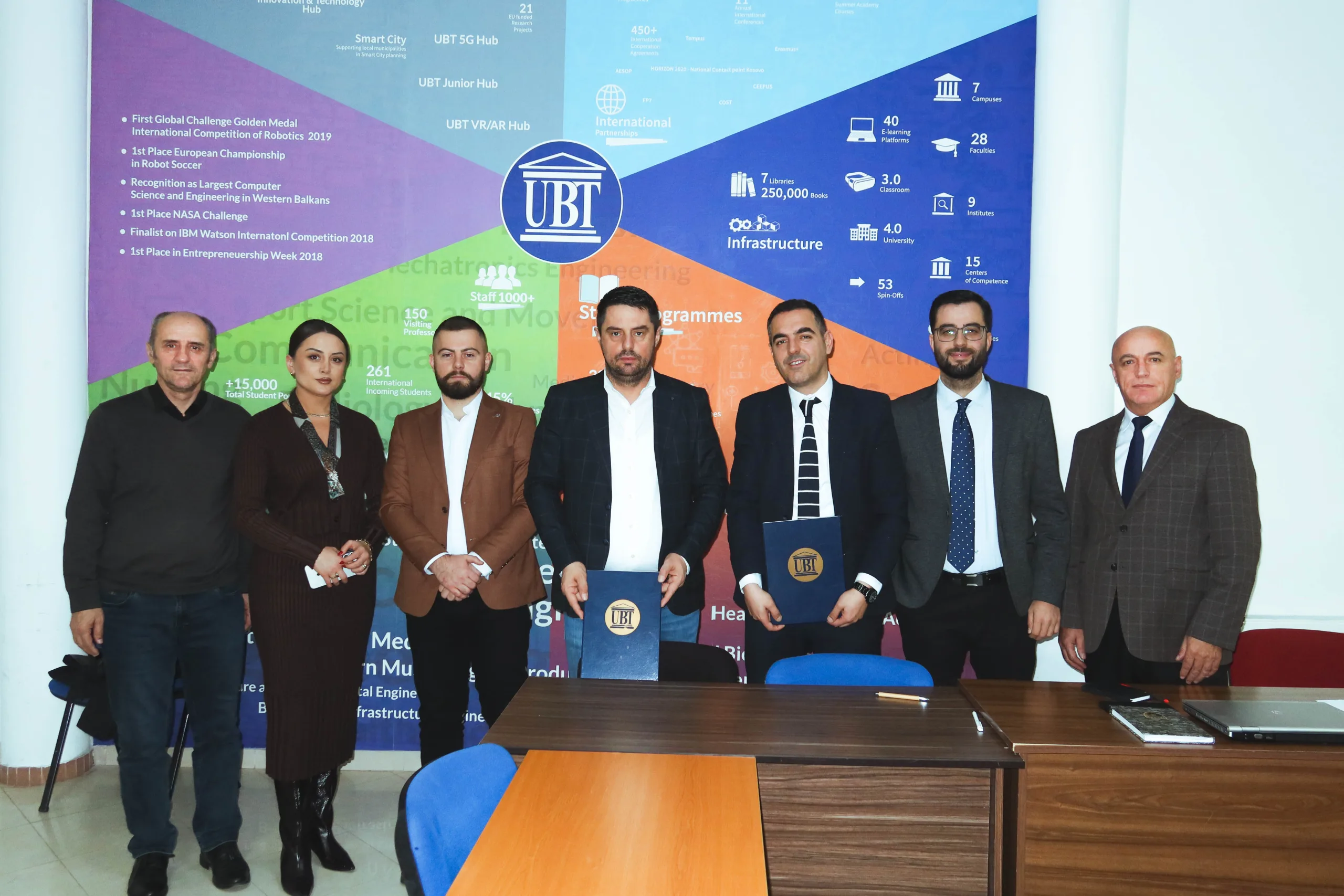 Bashkëpunimi i ri për studentët e Ndërtimtarisë – UBT nënshkruan marrëveshje me Ndërmarrjen Publike Banesore në Prishtinë