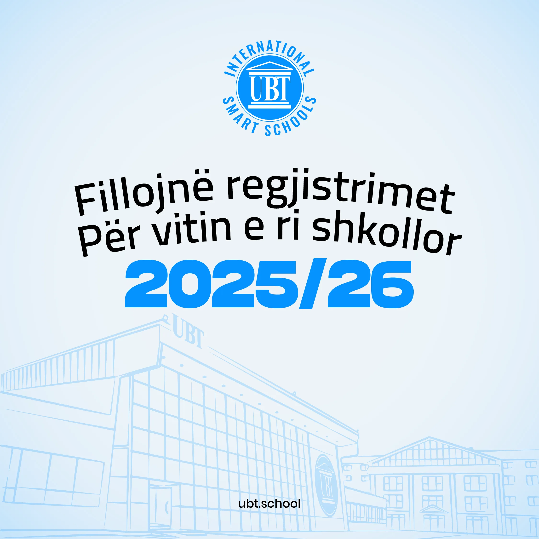 UBT International Smart Schools hap regjistrimet për vitin shkollor 2025/2026