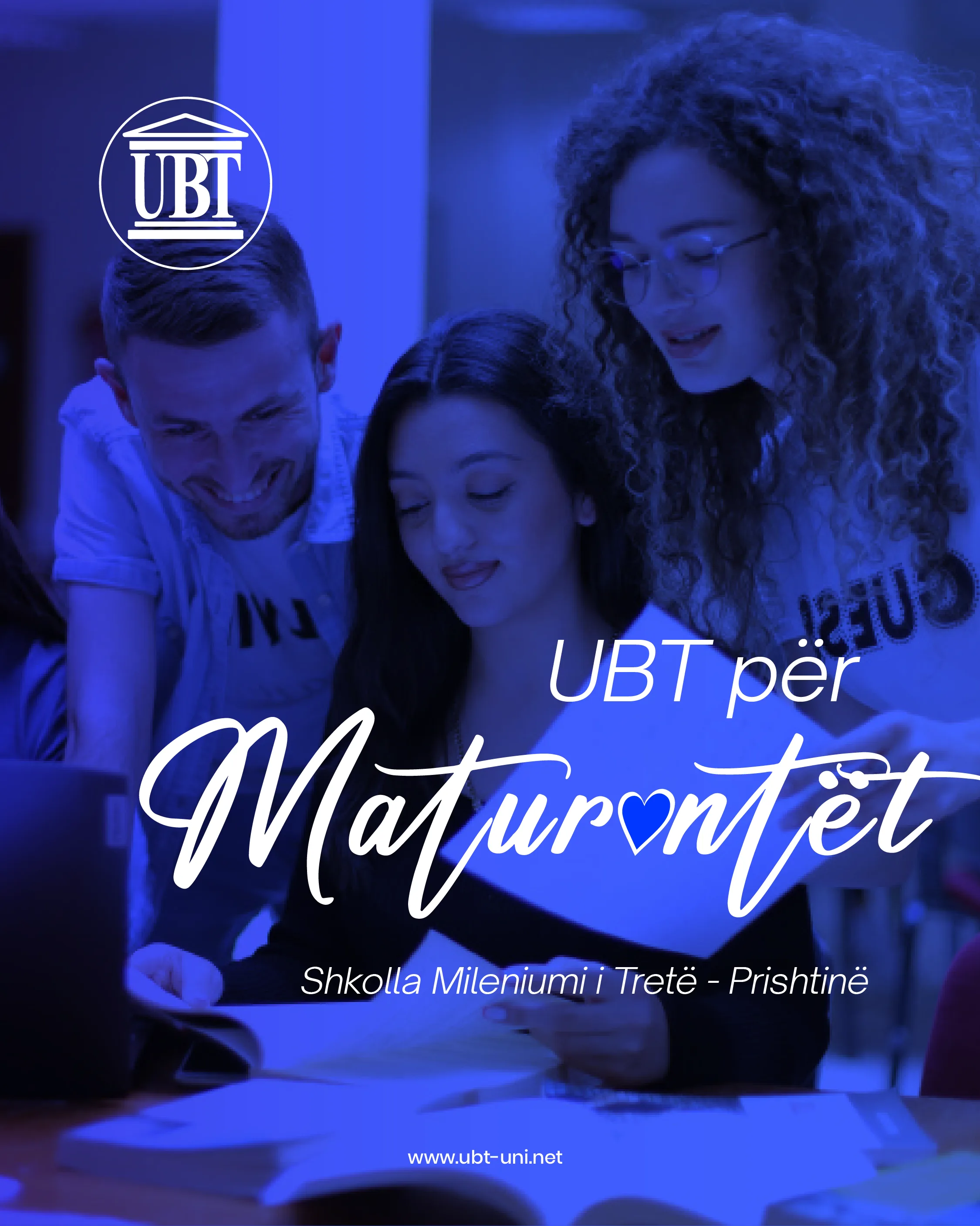 UBT zhvillon sesion informues me maturantët e shkollës “Mileniumi i Tretë” në Prishtinë