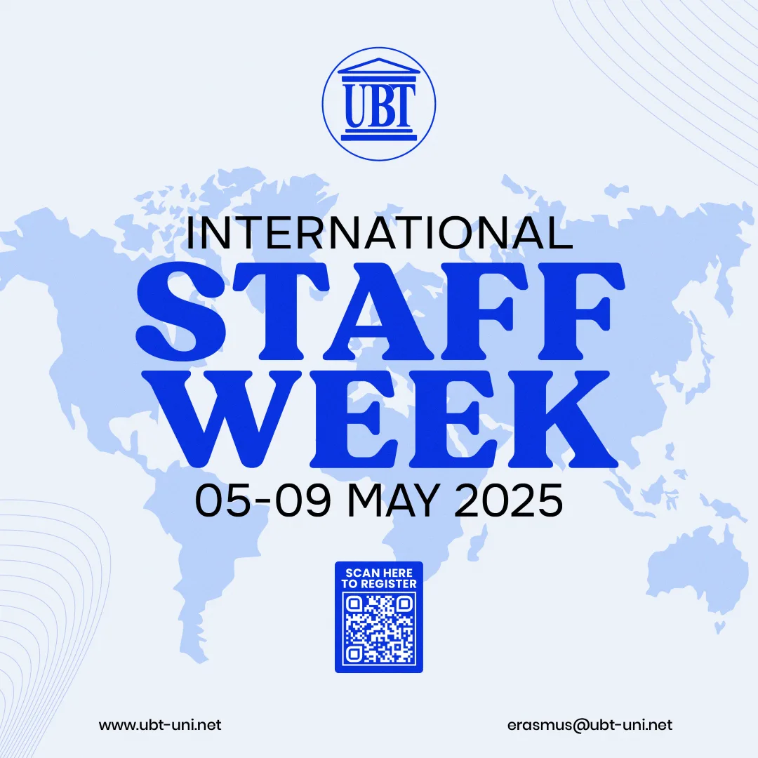 UBT organizon “International Staff Week” – Një javë akademike dhe kulturore me pjesëmarrës nga e gjithë bota