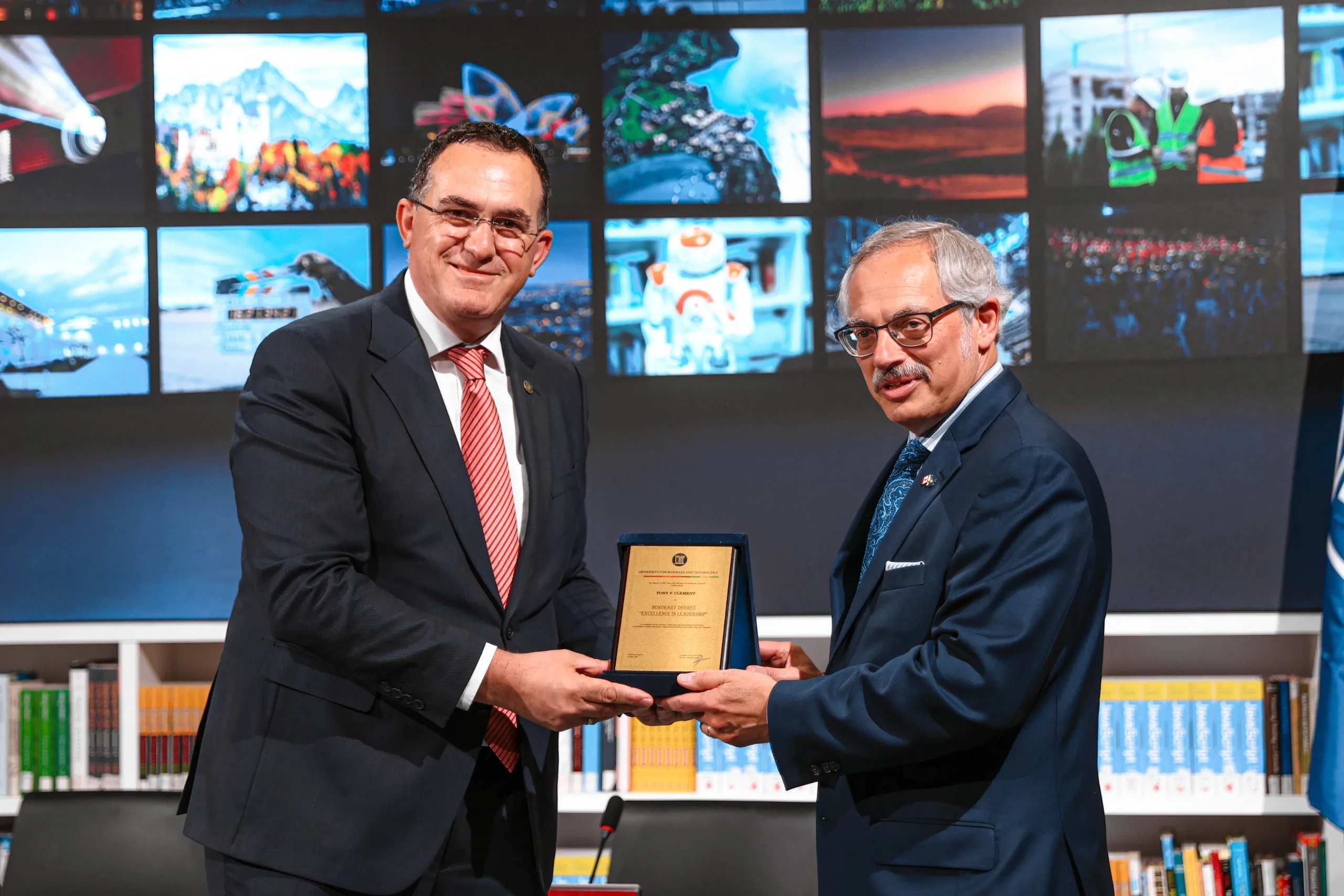 UBT nderon Tony Clement me çmimin më të lartë institucional Honorary Degree – Excellence in Leadership