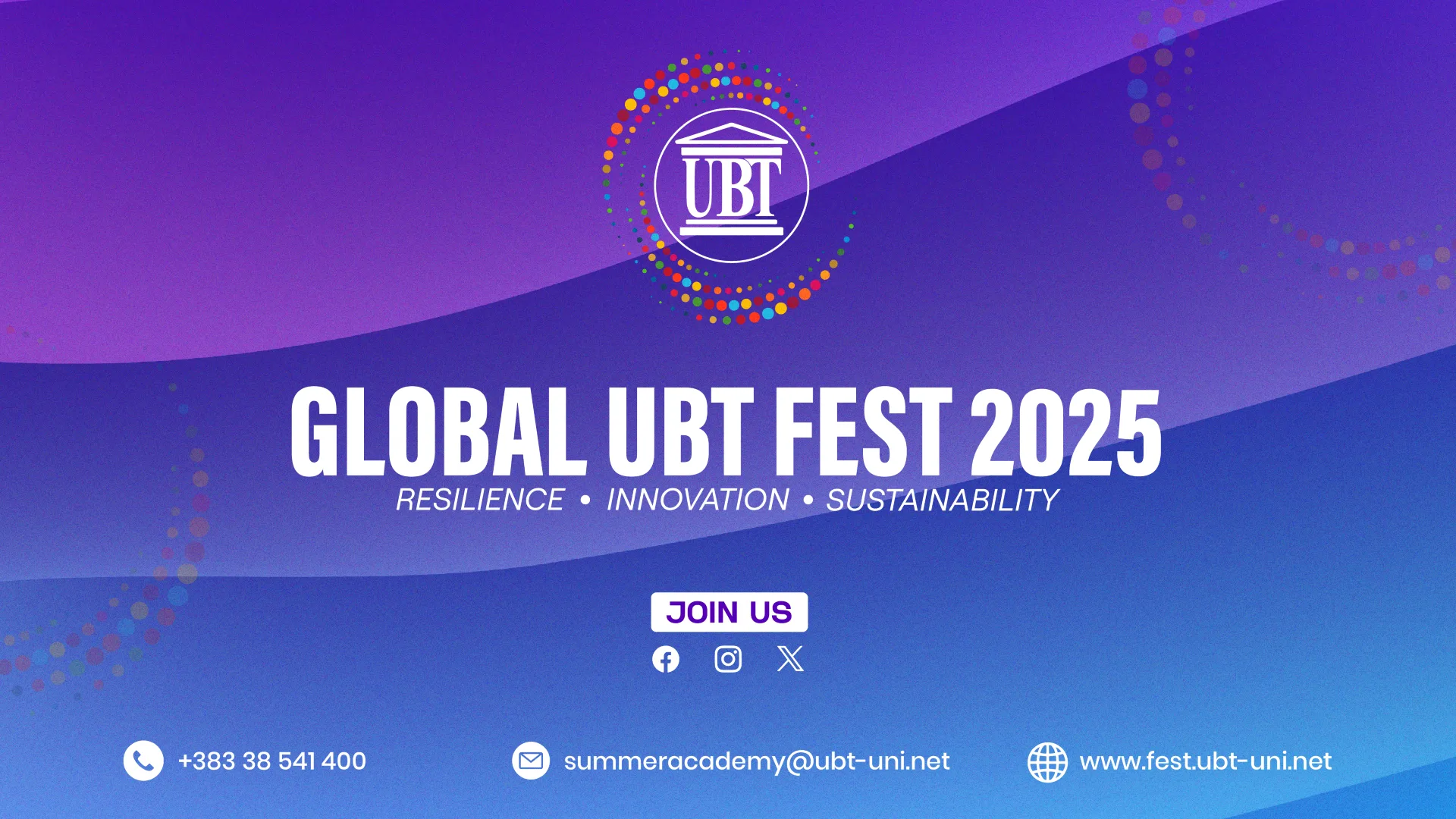Global UBT Fest 2025 – Festivali veror i dijes po vjen së shpejti