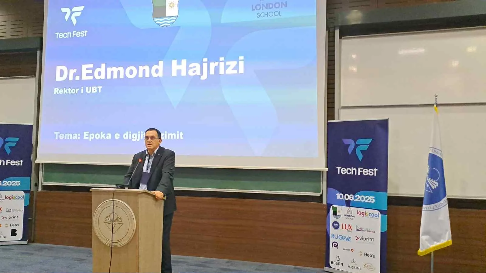 Rektori i UBT-së mori pjesë në Tech Fest