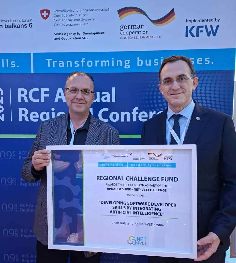 UBT fiton çmimin e parë në Ballkanin Perëndimor për projektin më të mirë në kuadër të projekteve të financuara nga Regional Challenge Fund