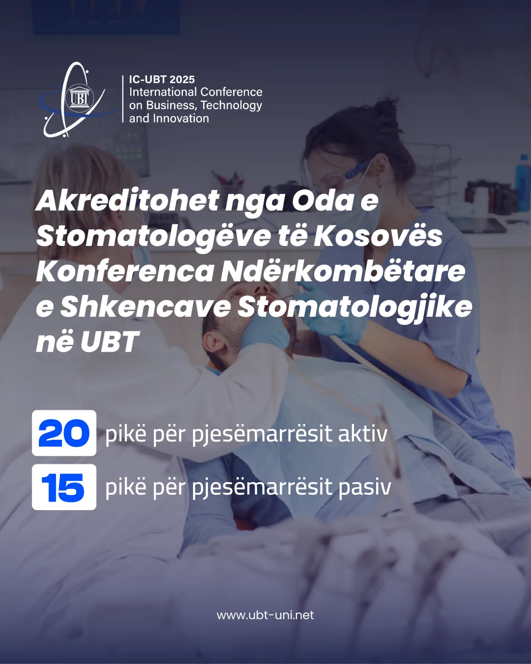 Akreditohet nga Oda e Stomatologëve të Kosovës Konferenca Ndërkombëtare të Shkencave Stomatologjike në UBT