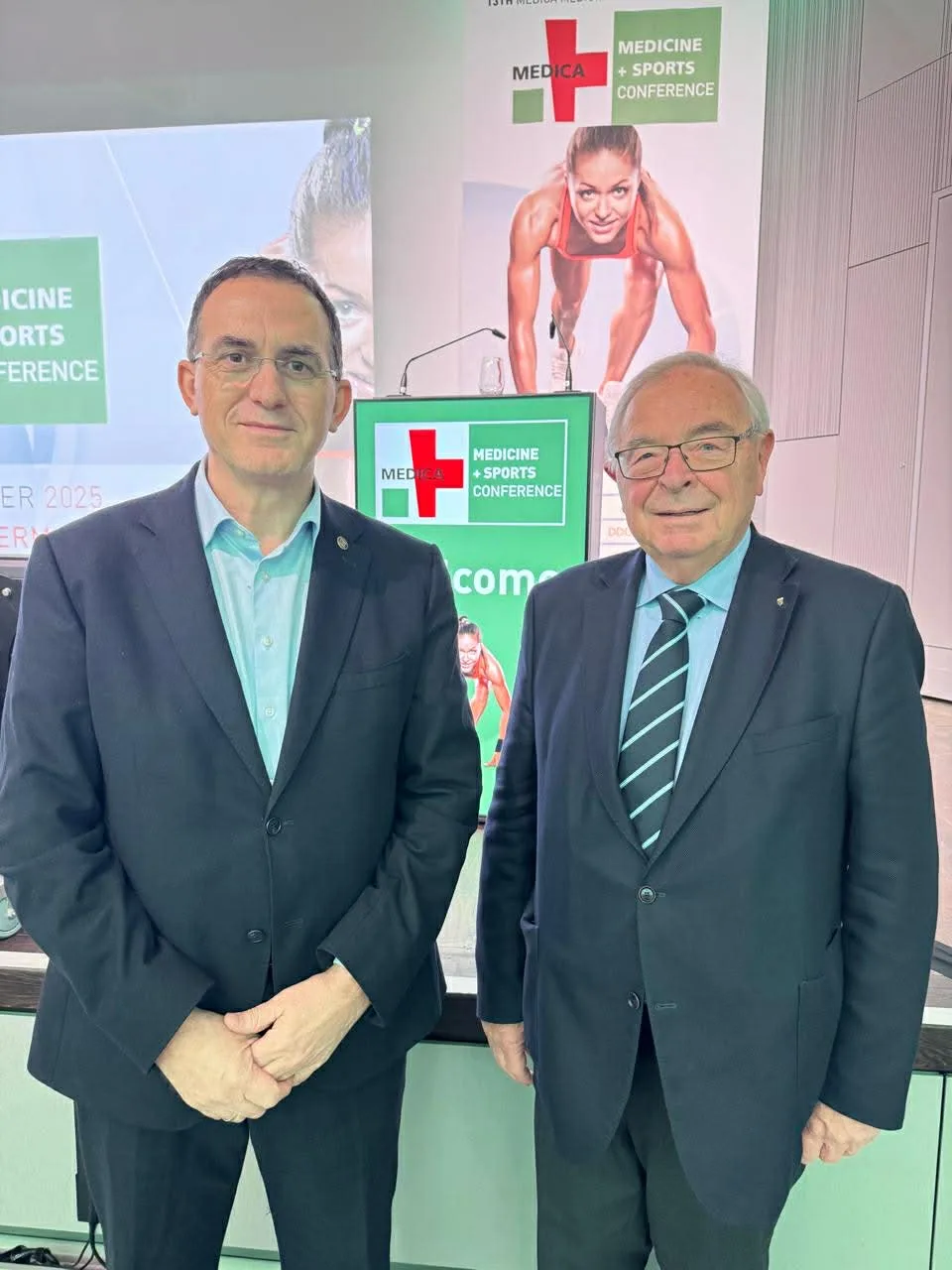 Rector Hajrizi participates in the World’s Largest Medical Technology Fair and will speak at the Sports Medicine Conference in Düsseldorf