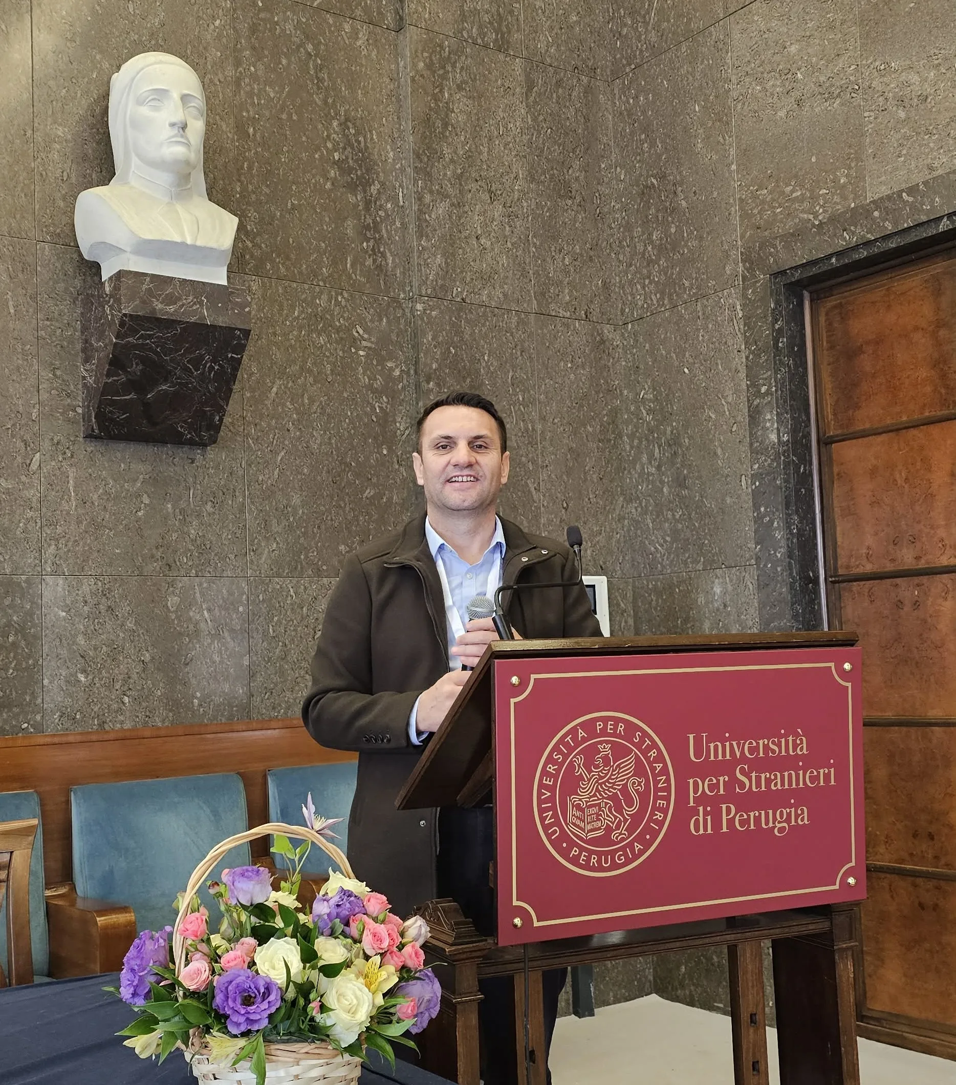 UBT përfaqësohet në Perugia në konventën ndërkombëtare për 20-vjetorin e certifikimeve CELI