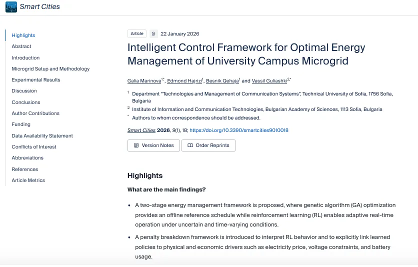 UBT me dy publikime të rëndësishme shkencore në revista ndërkombëtare prestigjioze