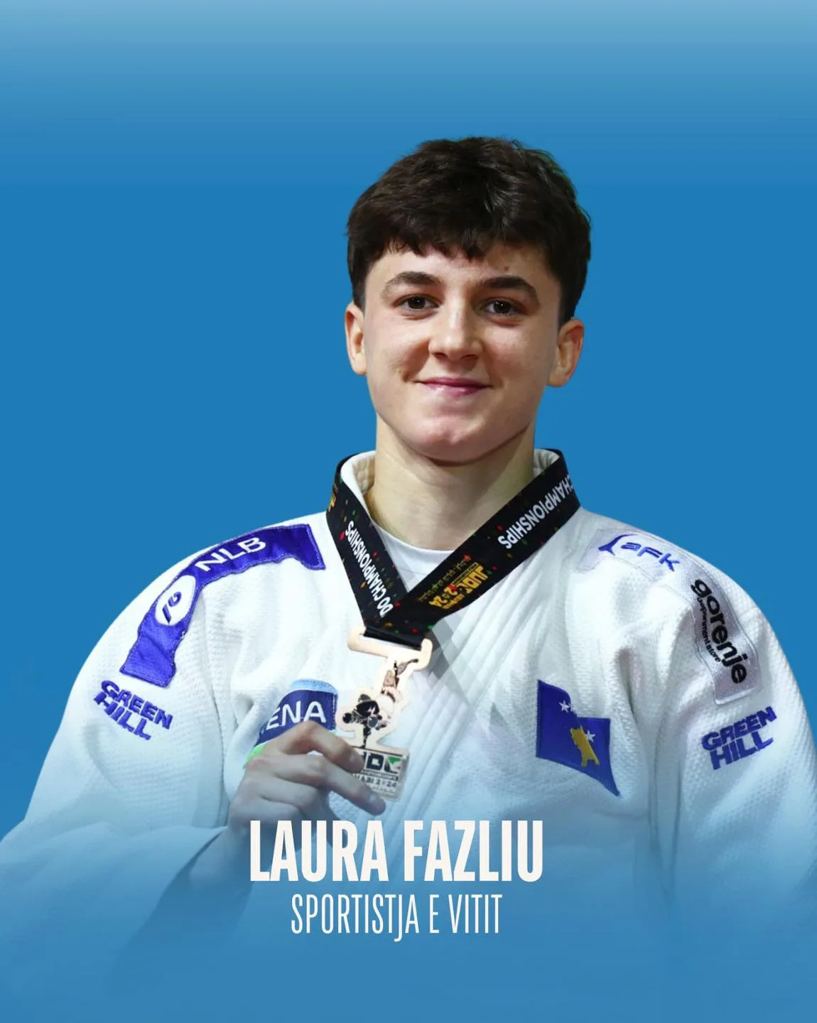 Laura Fazliu shpallet Sportistja e Vitit 2025 nga Federata e Sportit Universitar