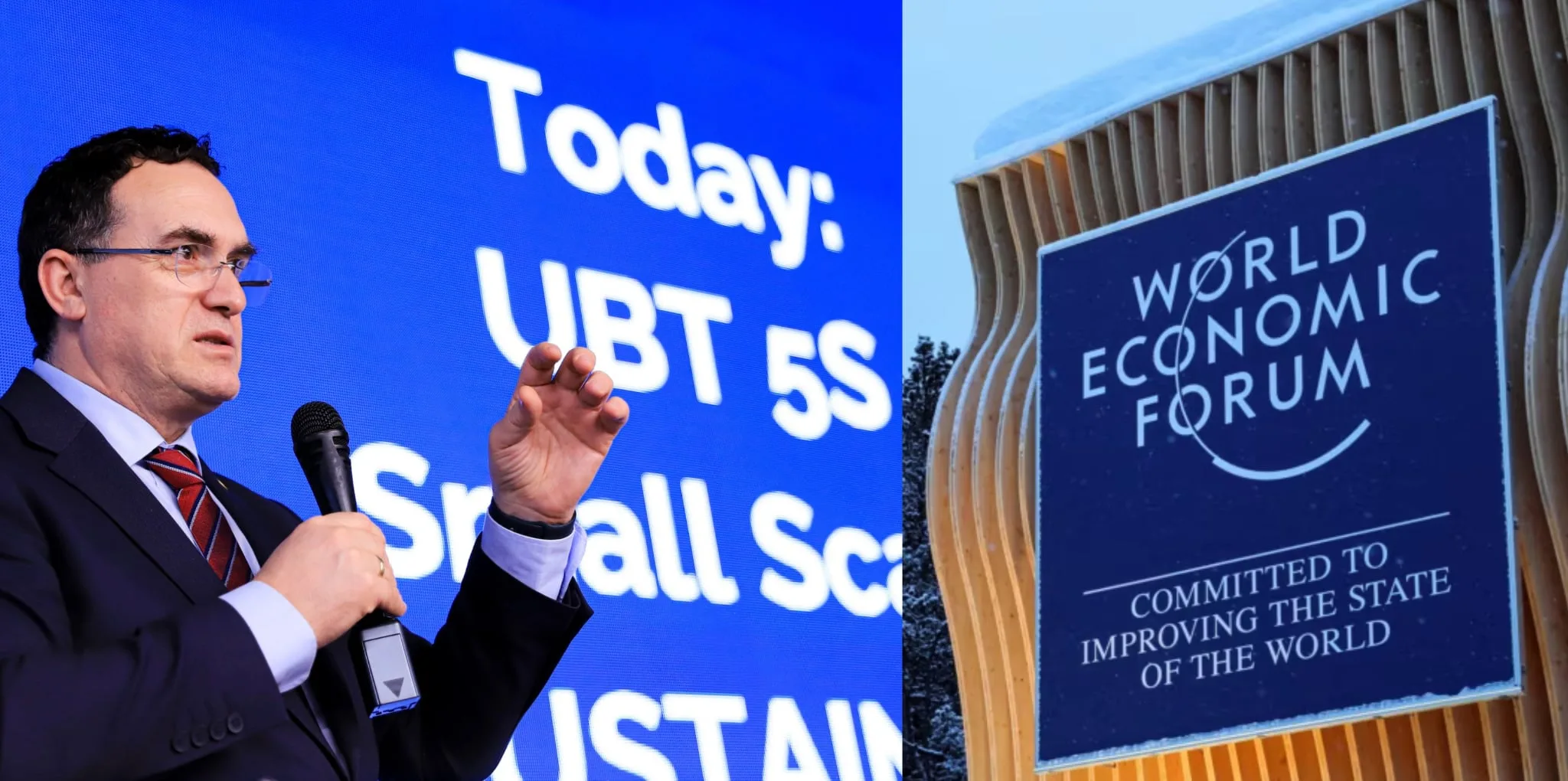 Rektori i UBT-së, Prof. Dr. Edmond Hajrizi, pjesë e Forumit Ekonomik Botëror në Davos 2026