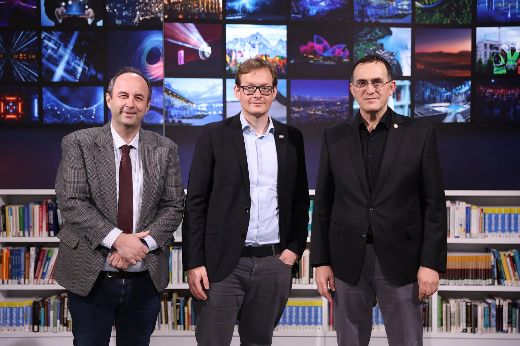 Deputy Head of the German Embassy Mission and KDWV Visit UBT Smart City