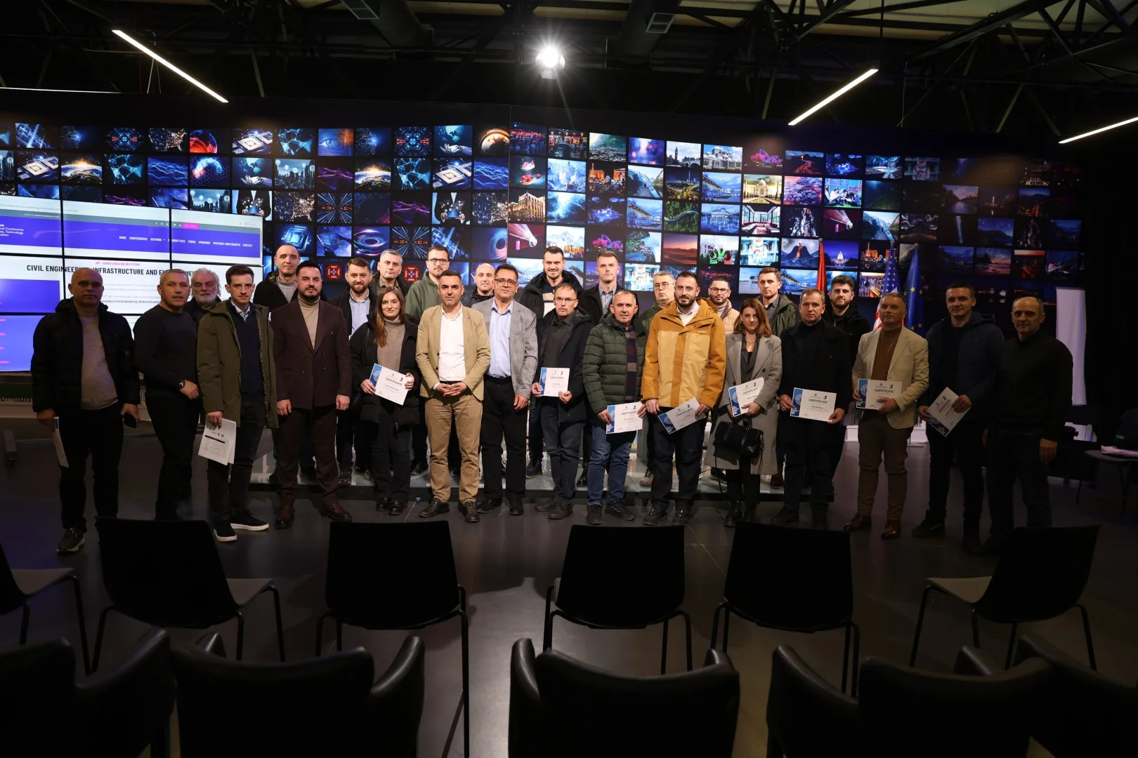 Fakulteti i Inxhinierisë së Ndërtimit dhe Infrastrukturës në UBT ndan certifikata për pjesëmarrësit e Konferencës Ndërkombëtare