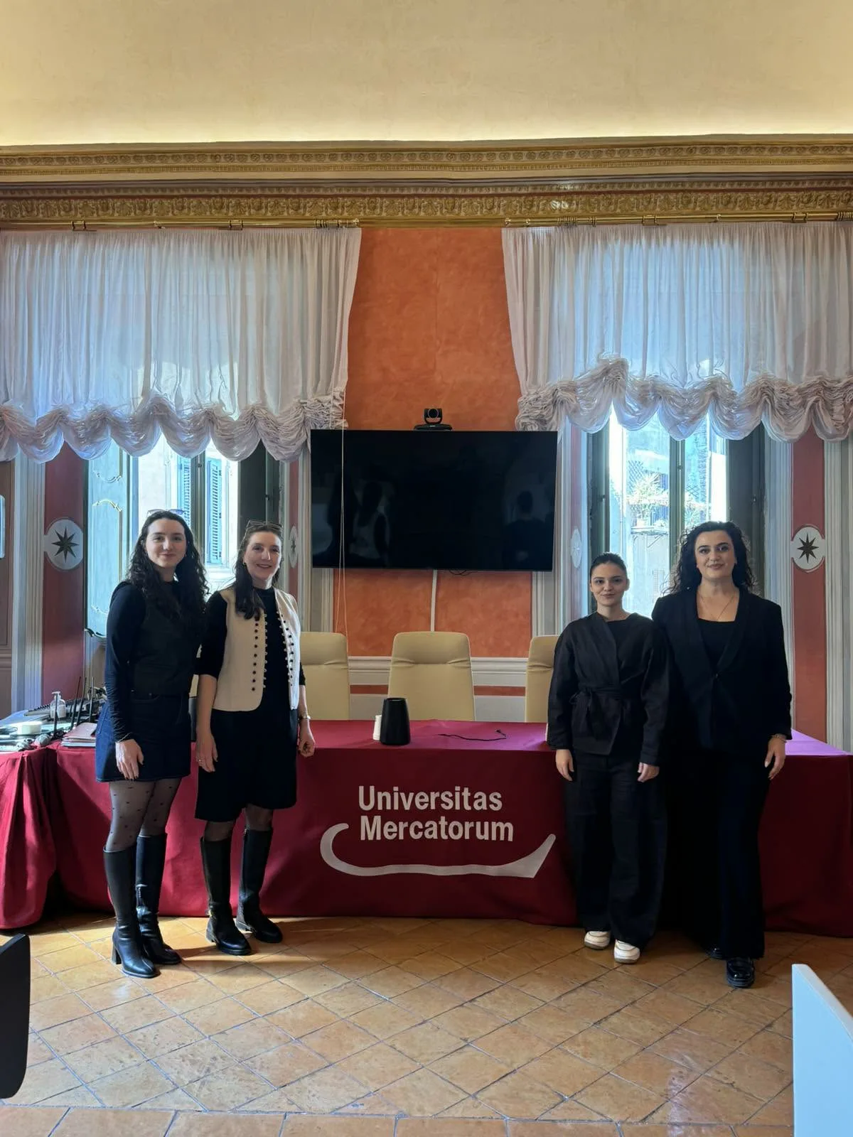 Delegacioni i UBT-së po zhvillon vizitë zyrtare në Universitetin Mercatorum në Romë