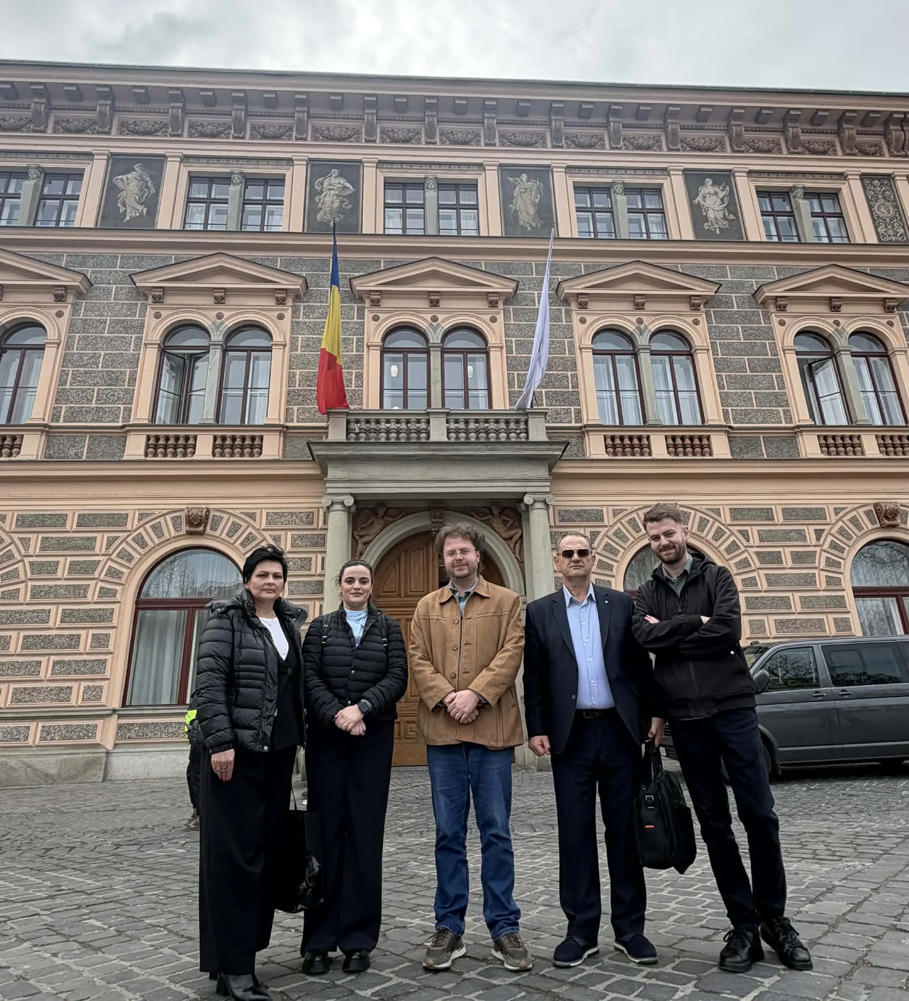 Stafi i UBT-së në mobilitet akademik në Universitatea Transilvania din Brașov, Rumani