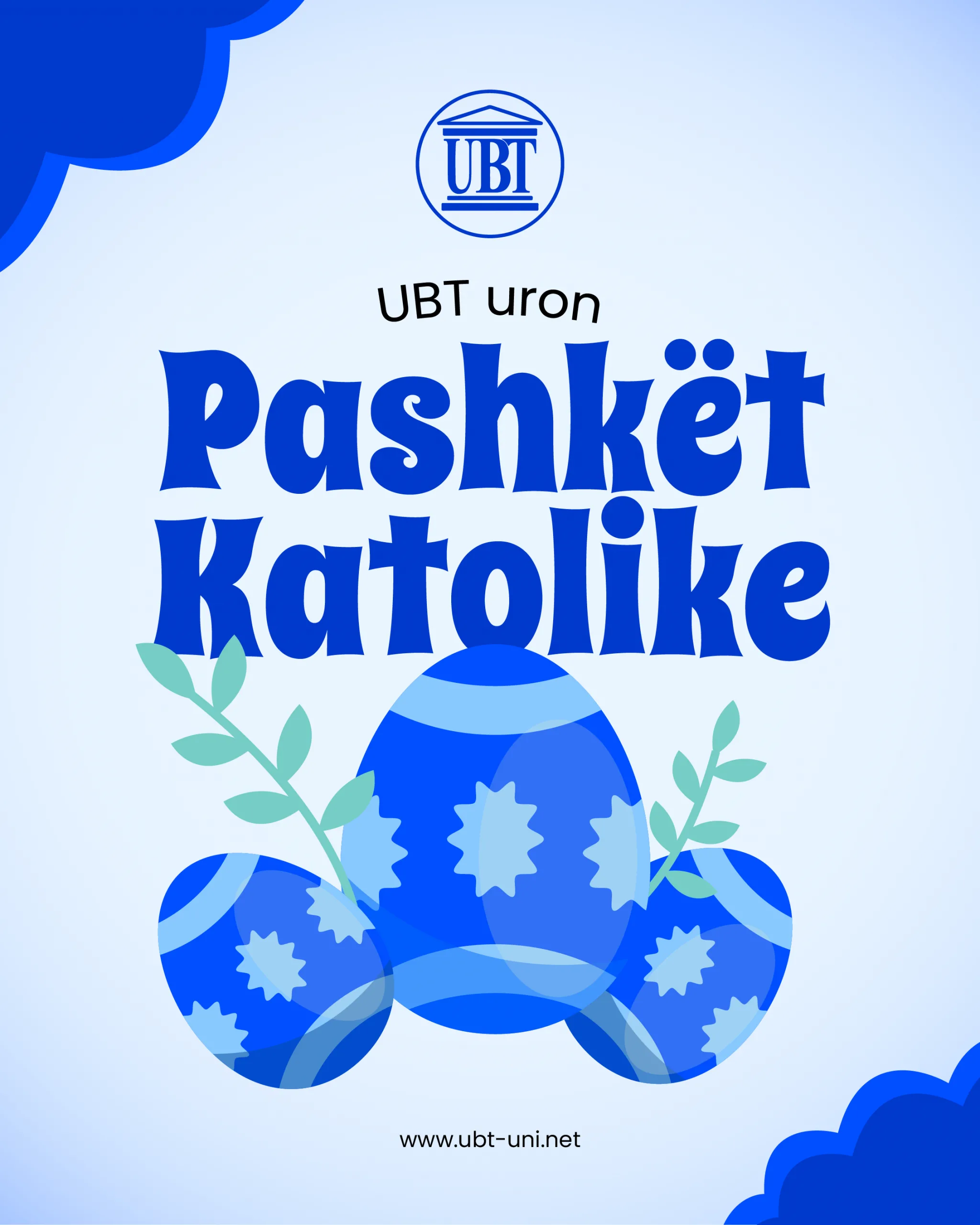 UBT uron të gjithë besimtarët me rastin e festës së Pashkëve