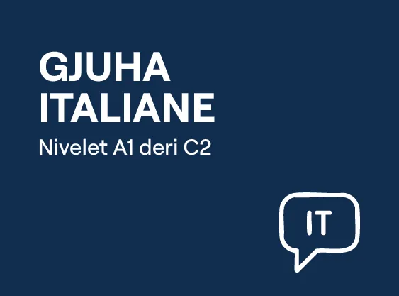 Gjuhë Italiane – Nivelet A1 deri C2