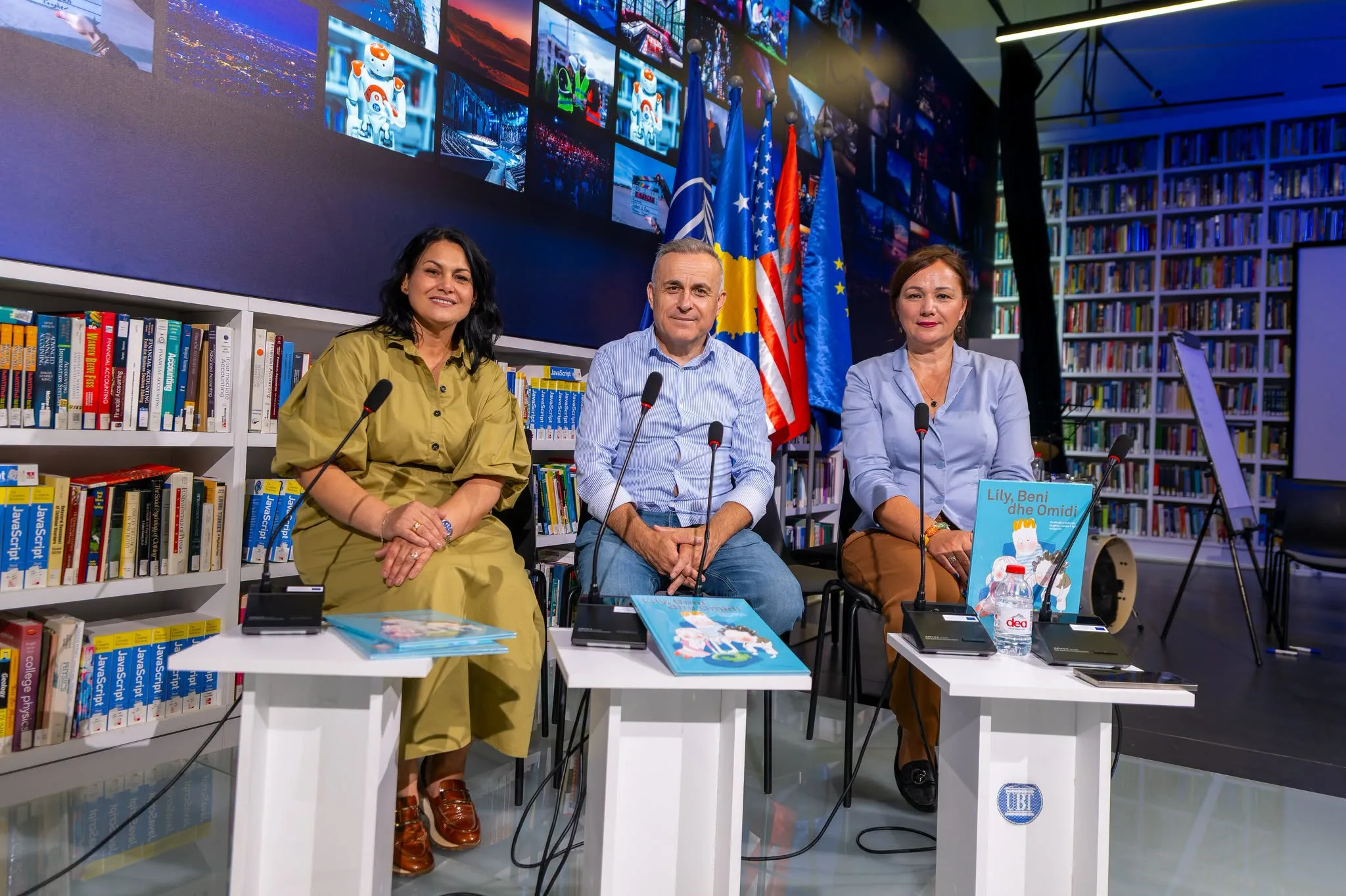 Fakulteti i Psikologjisë në UBT pranon donacion prej 200 librash nga autorja Marianne Herzog