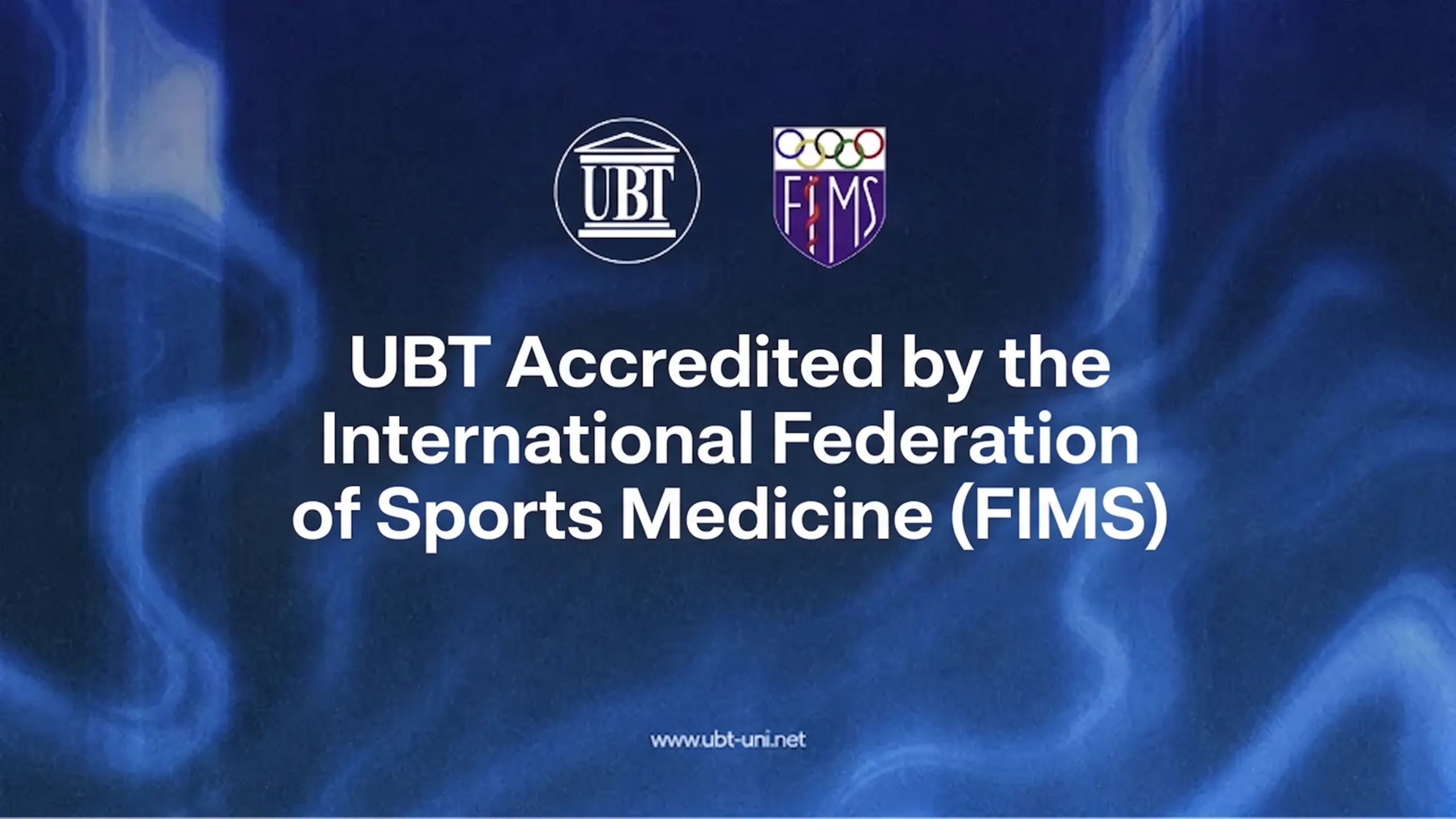 UBT Accredited by the International Federation of Sports Medicine (FIMS)