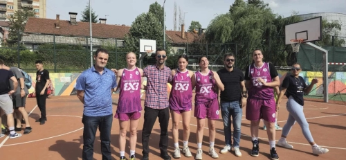 Studentet e UBT-së zënë vendin e parë në Basketboll 3×3 në Ligën Universitare