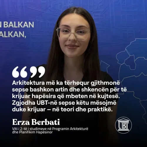 Erza Berbati - Arkitekturë dhe Planifikim Hapësinor 