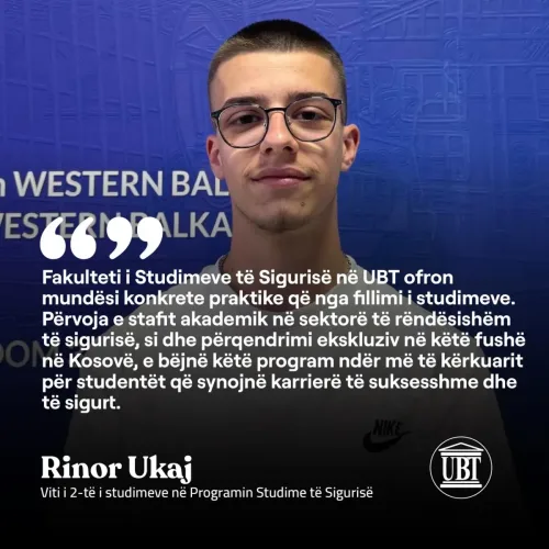 Rinor Ukaj - Studime të Sigurisë