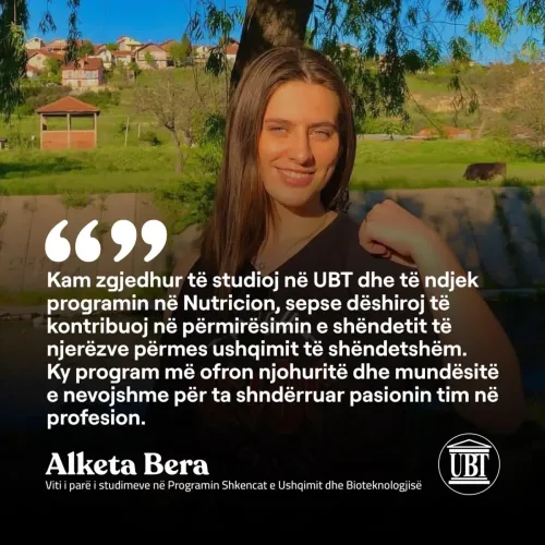 Alketa Bera - Shkenca të Ushqimit dhe Bioteknologji 