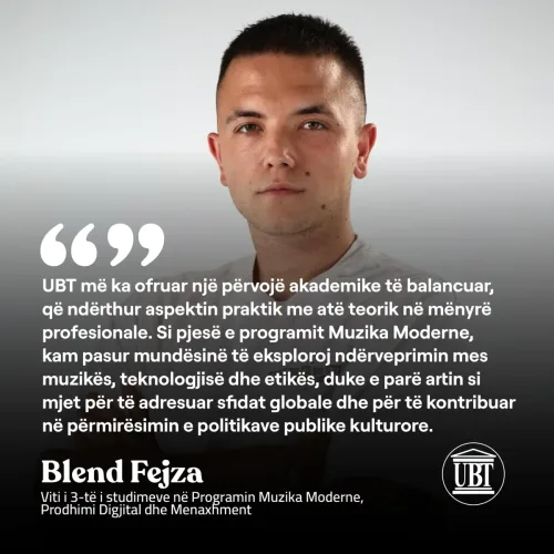 Blend Fejza - Muzika Moderne, Prodhimi Digjital dhe Menaxhmenti