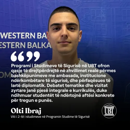 Olti Ibraj - Studime të Sigurisë