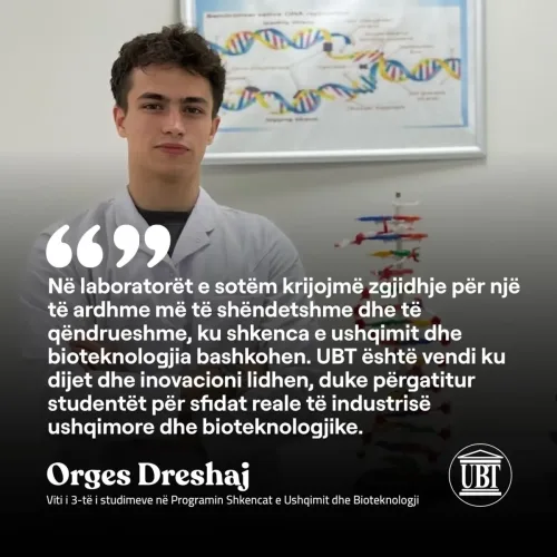 Orges Dreshaj - Shkenca të Ushqimit dhe Bioteknologji 