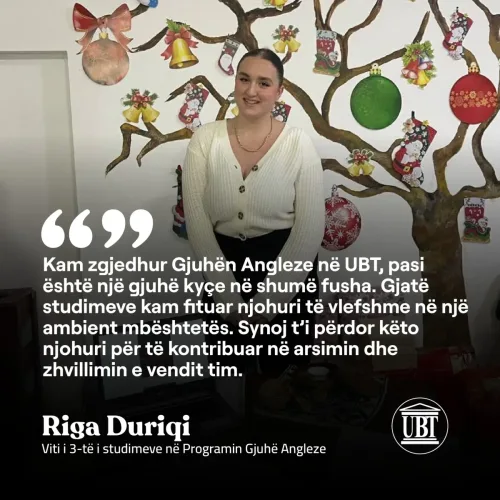 Riga Duriqi - Gjuhë Angleze 