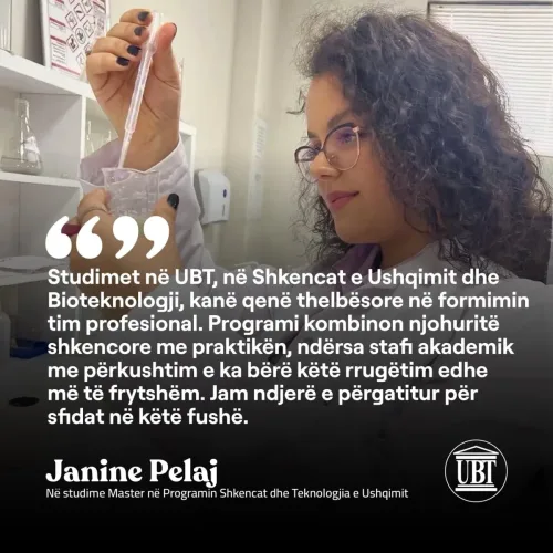 Janine Pelaj - Shkenca dhe Teknologjia e Ushqimit