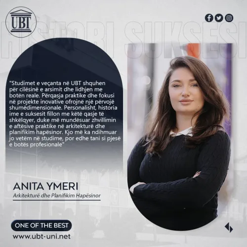 Anita Ymeri - Arkitekturë dhe Planifikim Hapësinor 