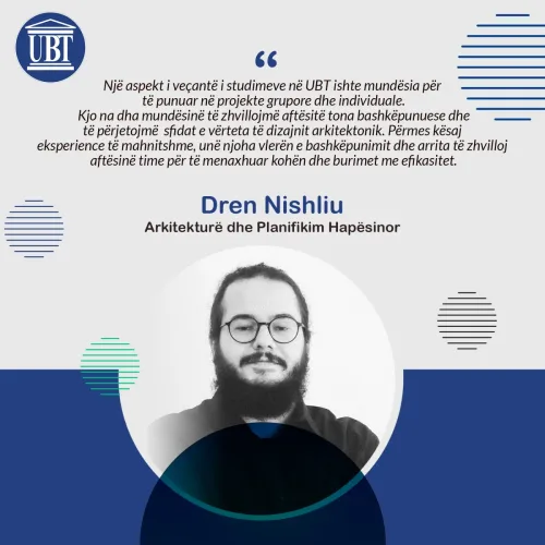 Dren Nishliu - Arkitekturë dhe Planifikim Hapësinor 