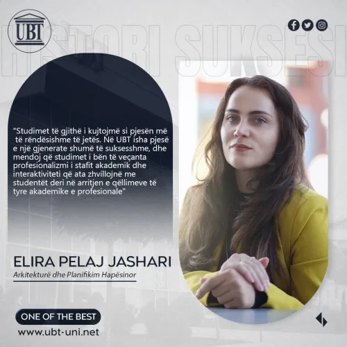 Elira Pelaj - Jashari - Arkitekturë dhe Planifikim Hapësinor 