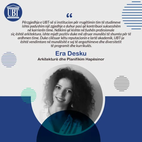 Era Desku - Arkitekturë dhe Planifikim Hapësinor 